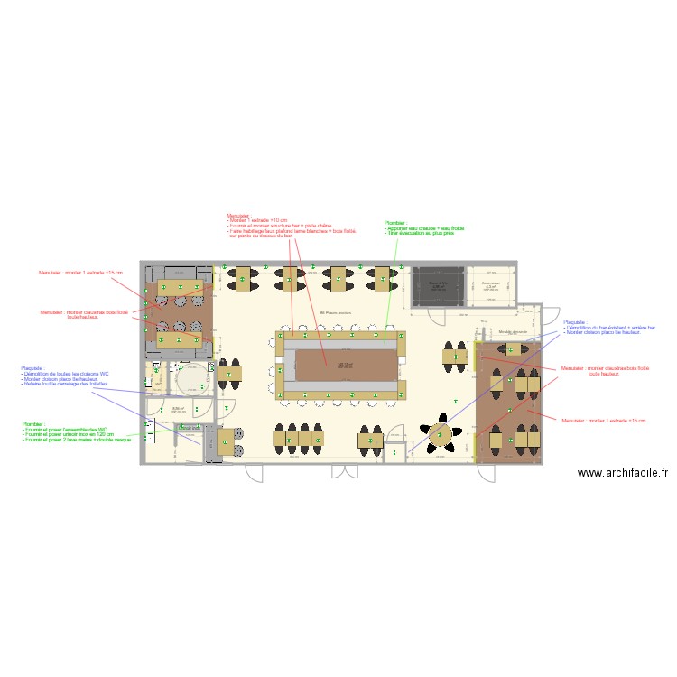 Café Bôem Craponne. Plan de 0 pièce et 0 m2