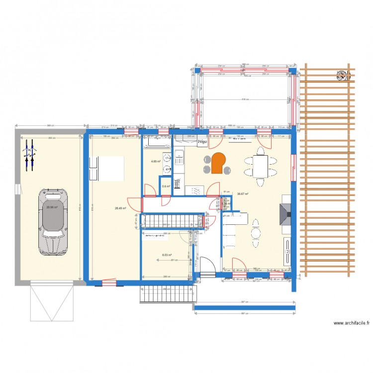 projet. Plan de 0 pièce et 0 m2