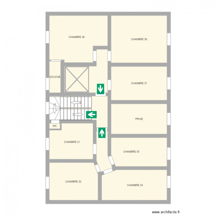 COMPLEMENT DOSSIER ADAP HOTEL DE FRANCE 4 5 et 6 etage. Plan de 0 pièce et 0 m2