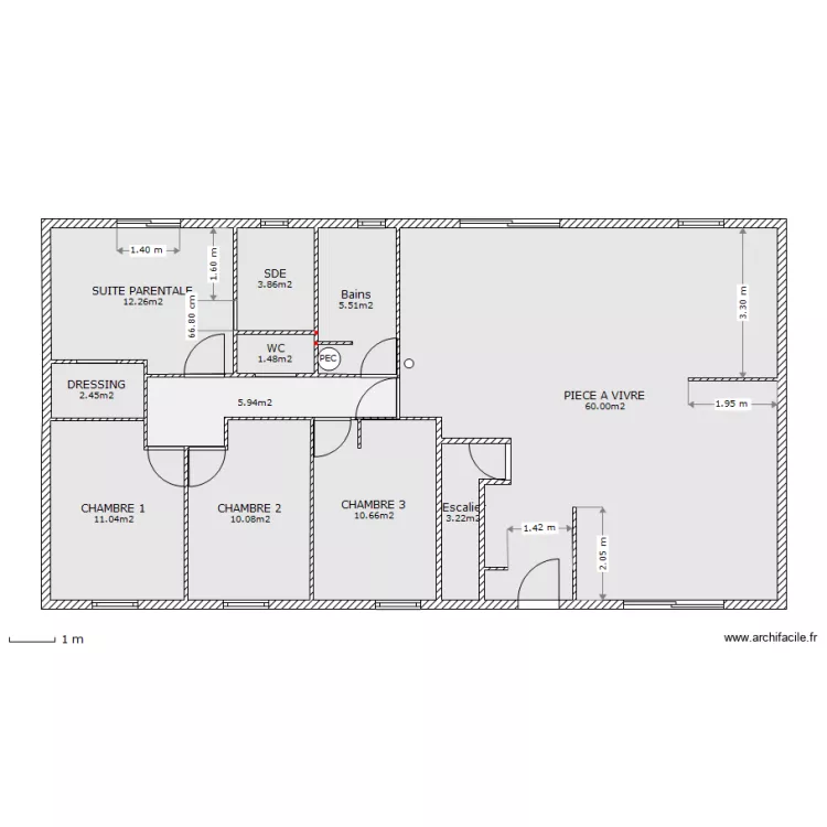maison_nailloux_v1. Plan de maison_nailloux_v1. Plan de