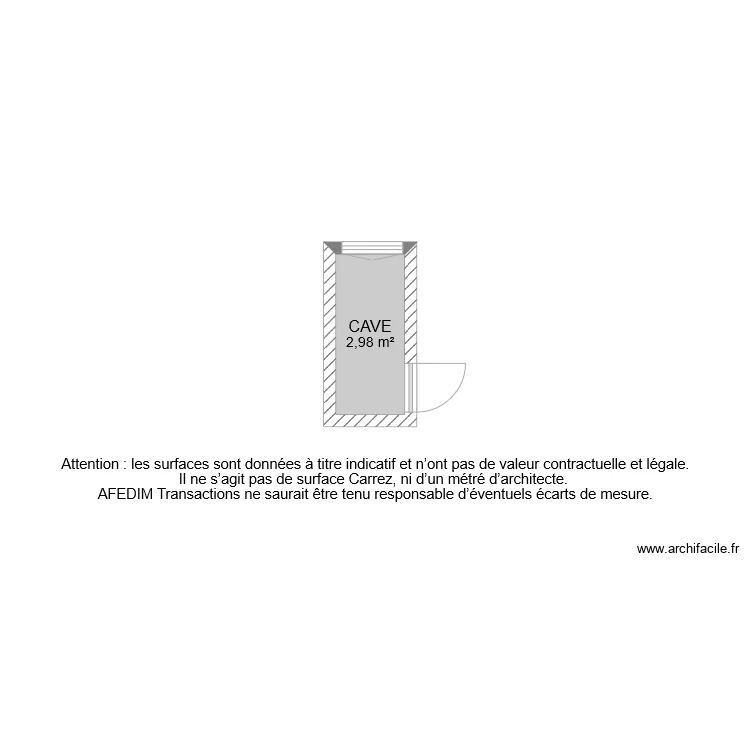 BI 6323 CAVE . Plan de 