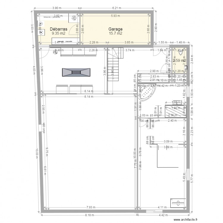 maison. Plan de 0 pièce et 0 m2