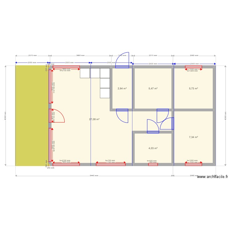 Элеонора 4м. Plan de 0 pièce et 0 m2