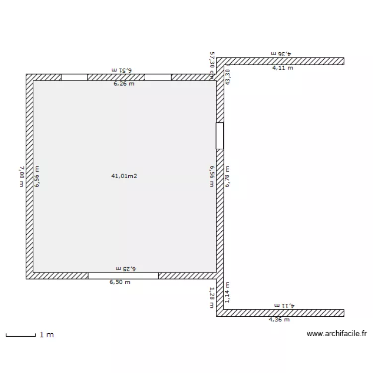 Garage Hoarau. Plan de 