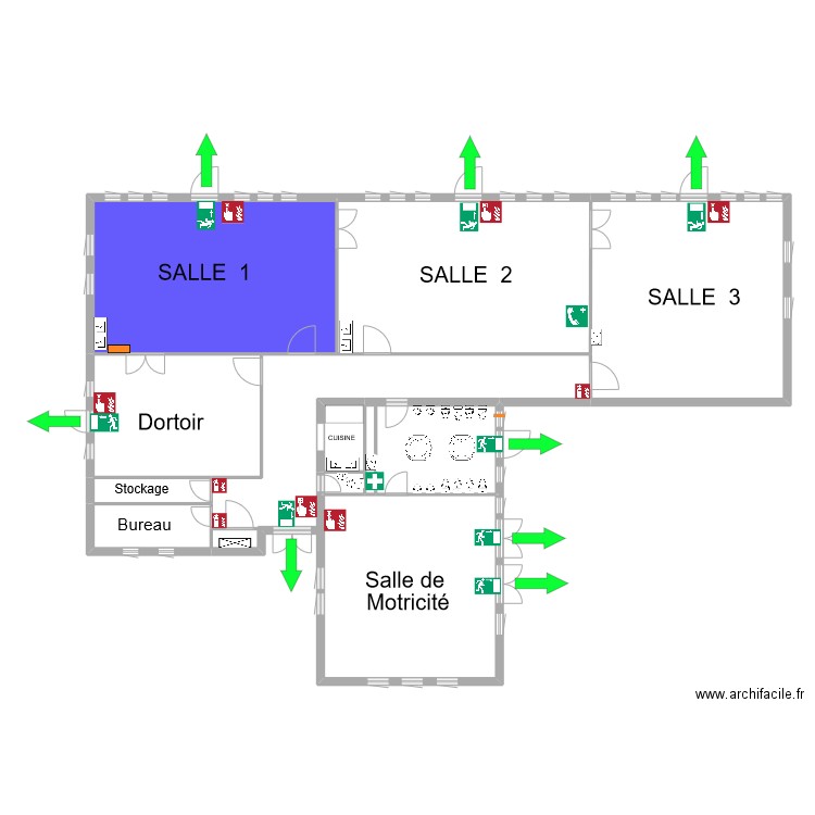 maternelle nortkerque. Plan de 10 pièces et 248 m2