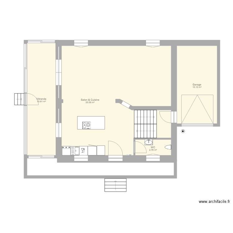 RDC 2. Plan de 0 pièce et 0 m2