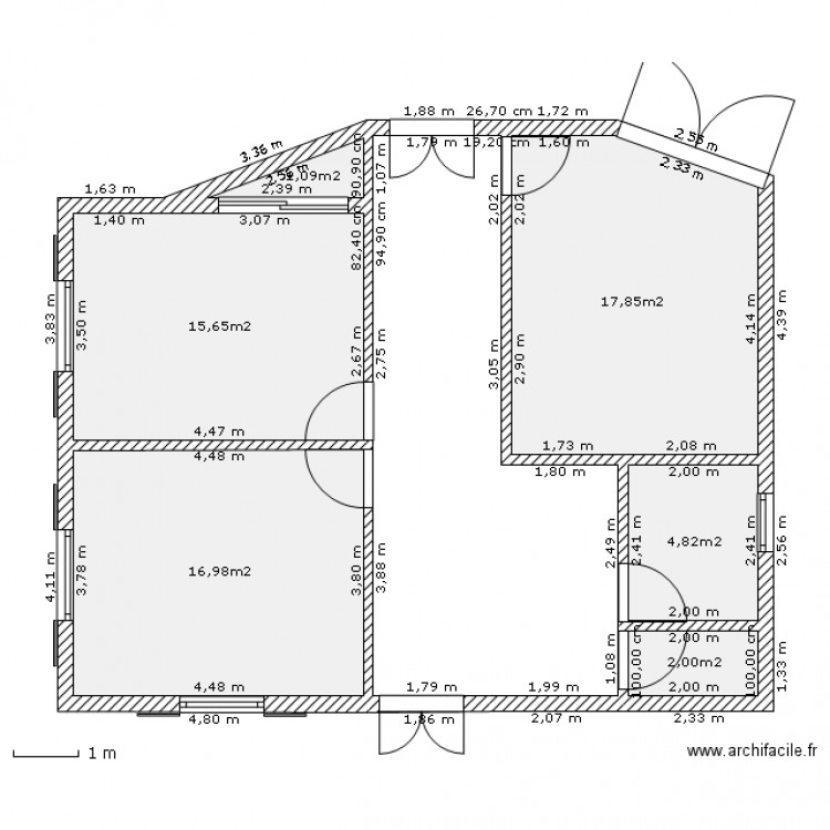 bnim. Plan de 0 pièce et 0 m2