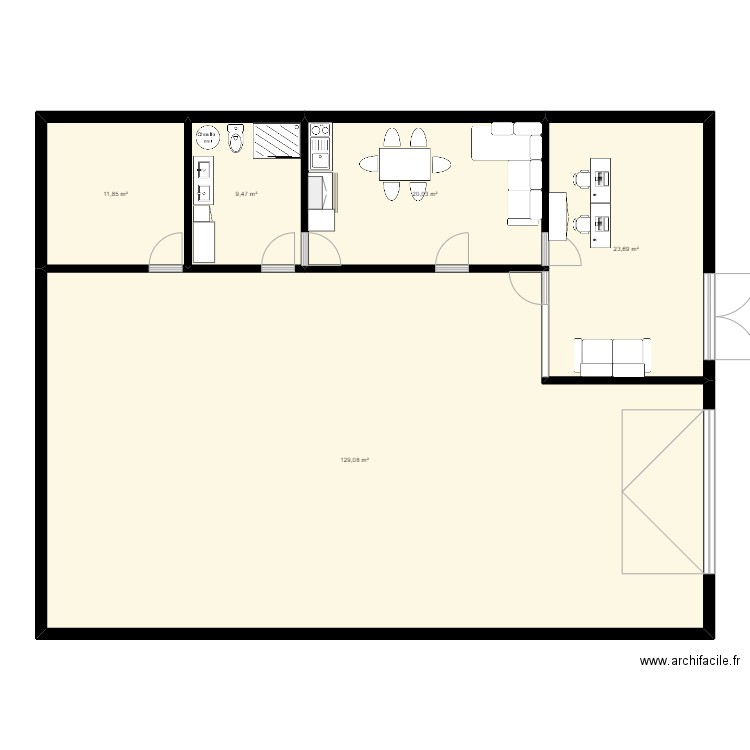 st maix. Plan de 5 pièces et 194 m2