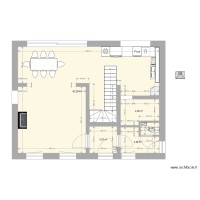 plan maison  RDC 1