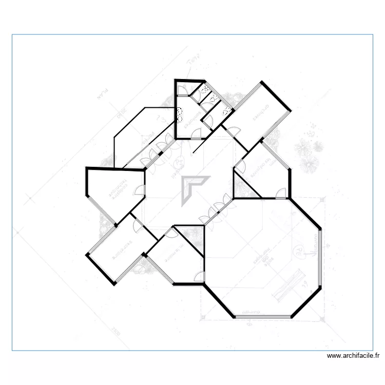 Mairie. Plan de 