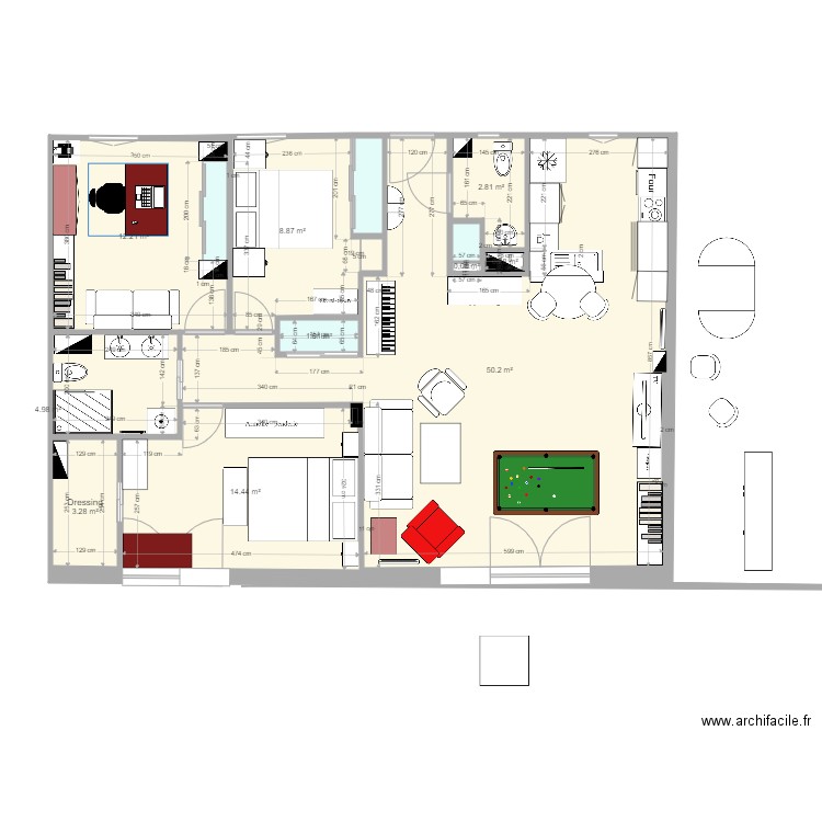 Plan appartement Crocki rev 9. Plan de 0 pièce et 0 m2