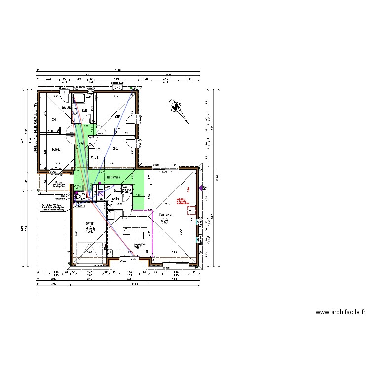 CHEVALIER PLOMB. Plan de 0 pièce et 0 m2