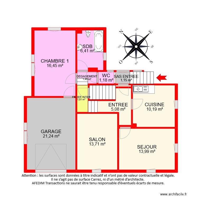 BI9648 RDC. Plan de 0 pièce et 0 m2