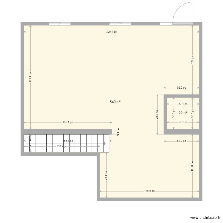 Bureau Oli initial 2. Plan de 0 pièce et 0 m2