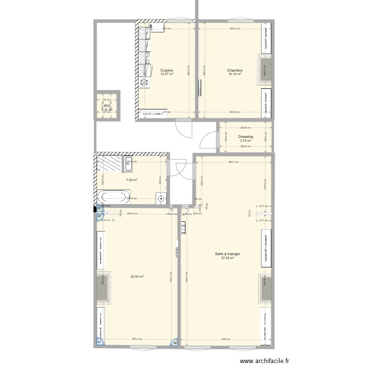 5 cours Charlemagne 1G. Plan de 0 pièce et 0 m2