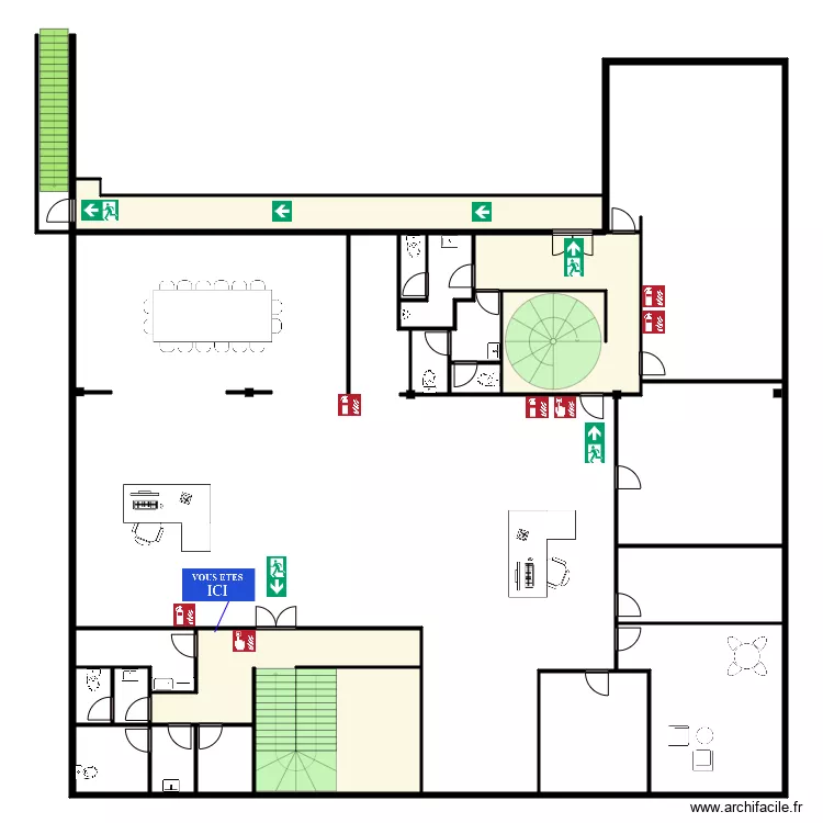 etage 11. Plan de 