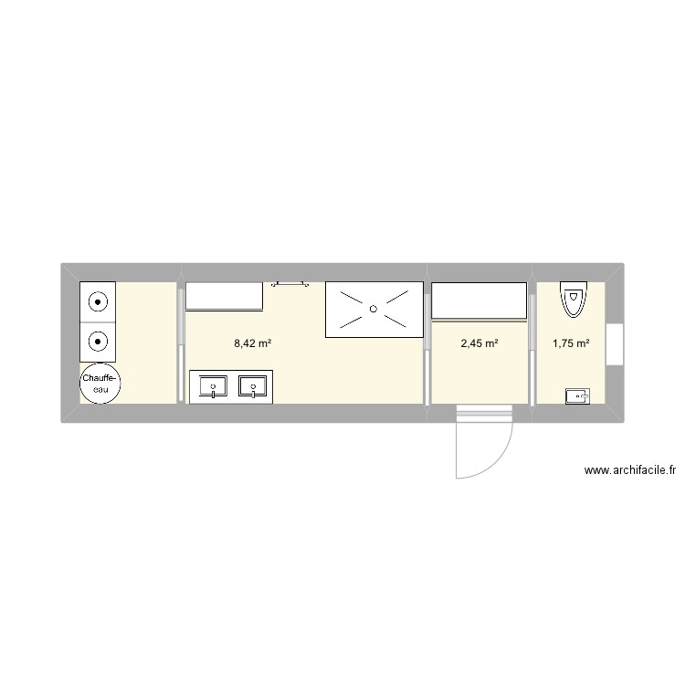 Salle de bain . Plan de 0 pièce et 0 m2