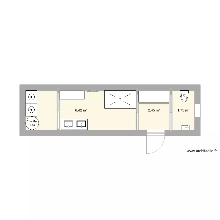 Salle de bain . Plan de 