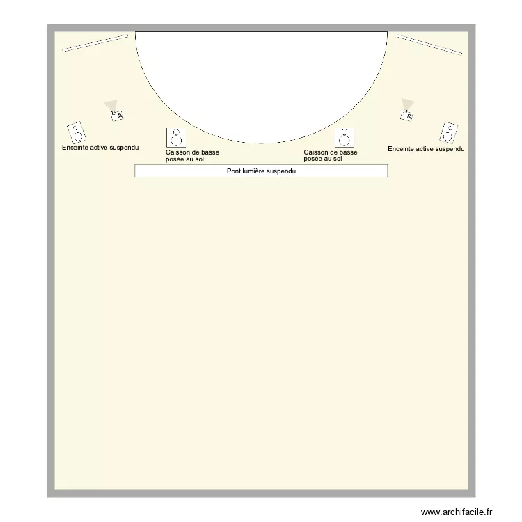 sc&egrave;ne. Plan de 