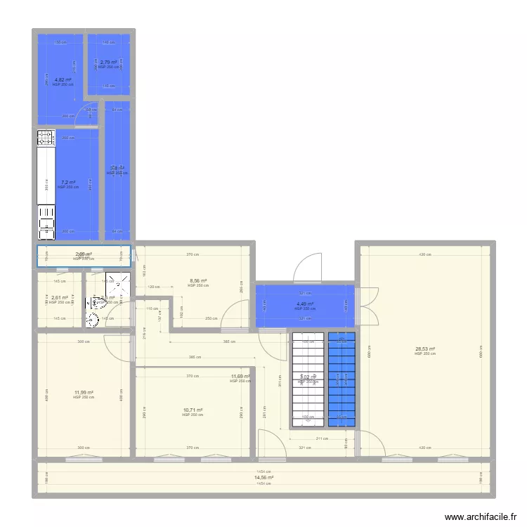 maison 1. Plan de 