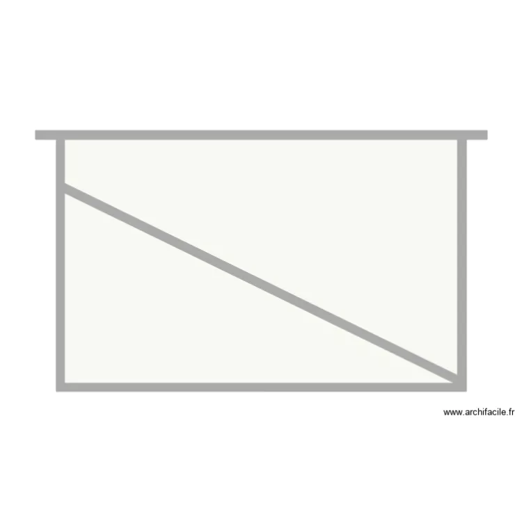 cadre &agrave; jambage. Plan de 