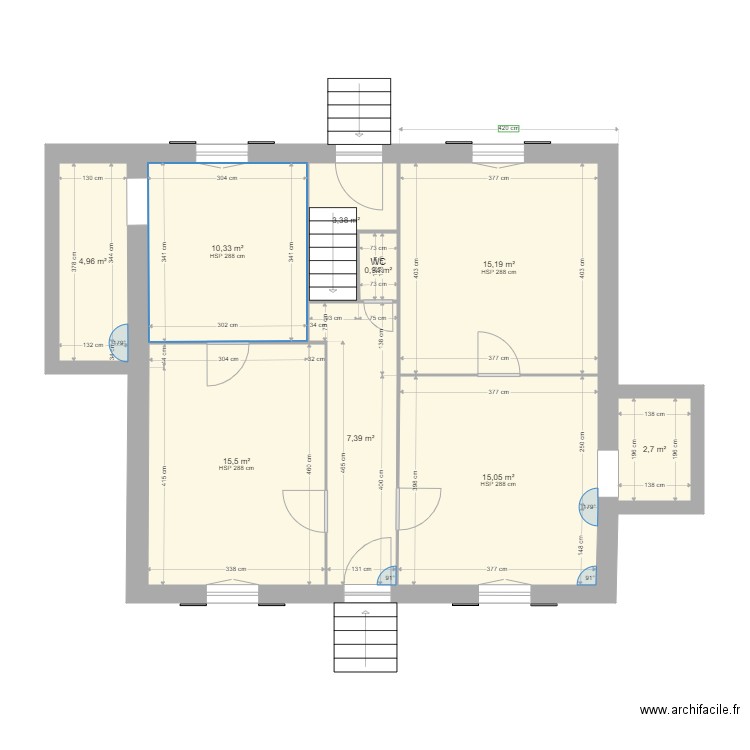 villa Melissa. Plan de 0 pièce et 0 m2