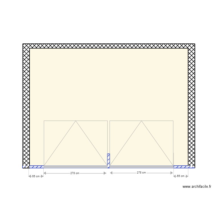 Parking TAFURI 36 37. Plan de 1 pièce et 37 m2