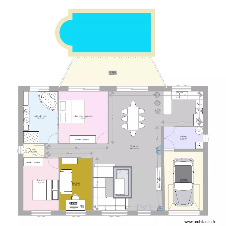 plan maison3. Plan de 
