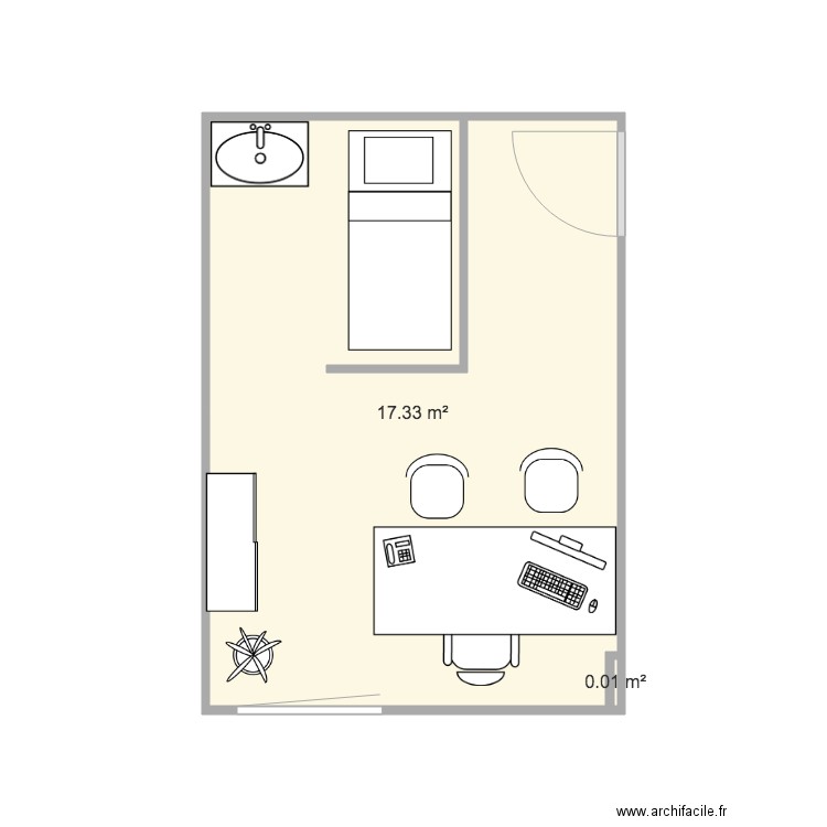 Bureau Clinique. Plan de 0 pièce et 0 m2