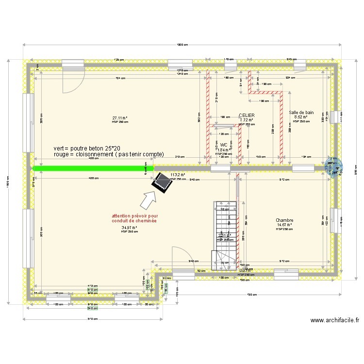 rdc definitif. Plan de 0 pièce et 0 m2