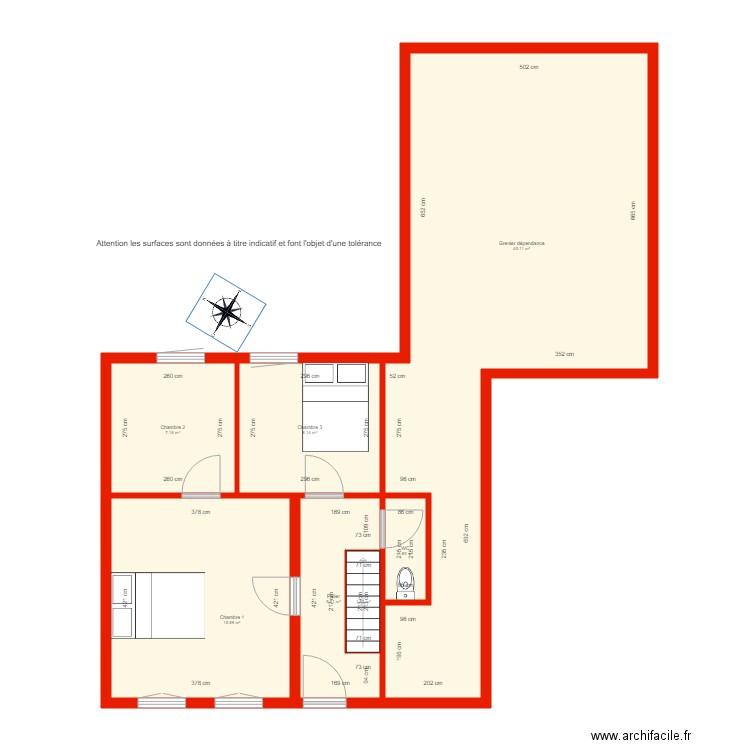 BI 2146 étage côté. Plan de 0 pièce et 0 m2