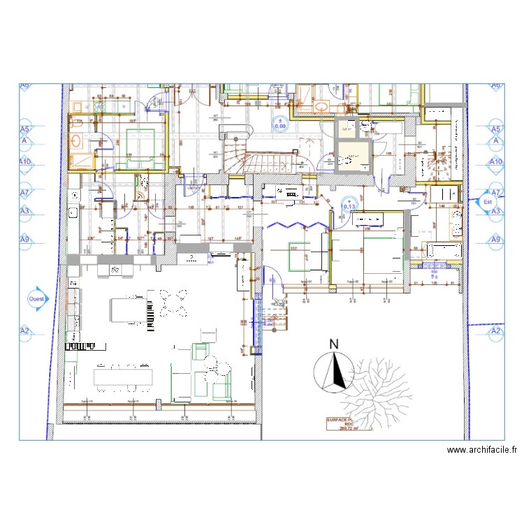 APT 1. Plan de 2 pièces et 3 m2