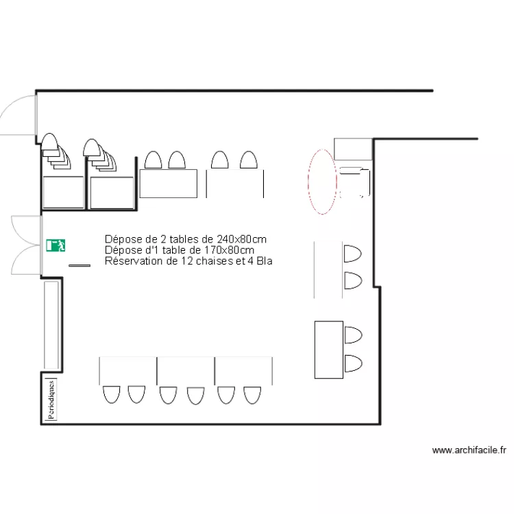 Salle 2 JDA 2016 Prop2. Plan de 