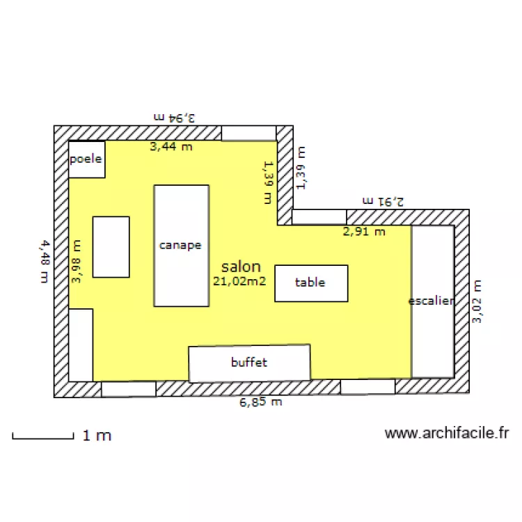 salon. Plan de salon. Plan de