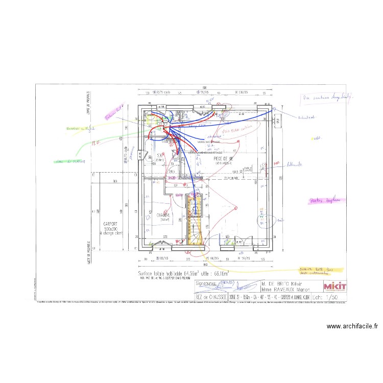 DE BRITO HYDRAULIQUE. Plan de 0 pièce et 0 m2