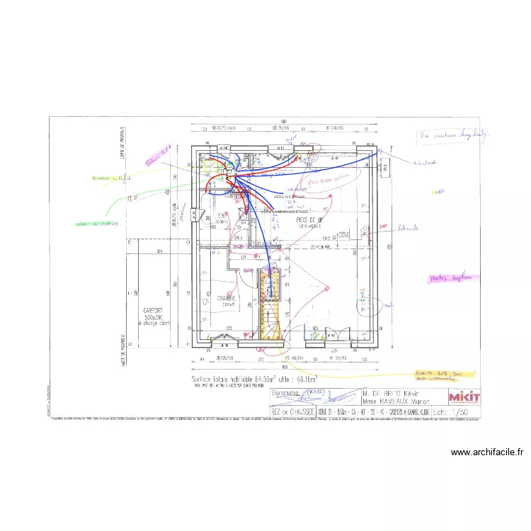 DE BRITO HYDRAULIQUE. Plan de 
