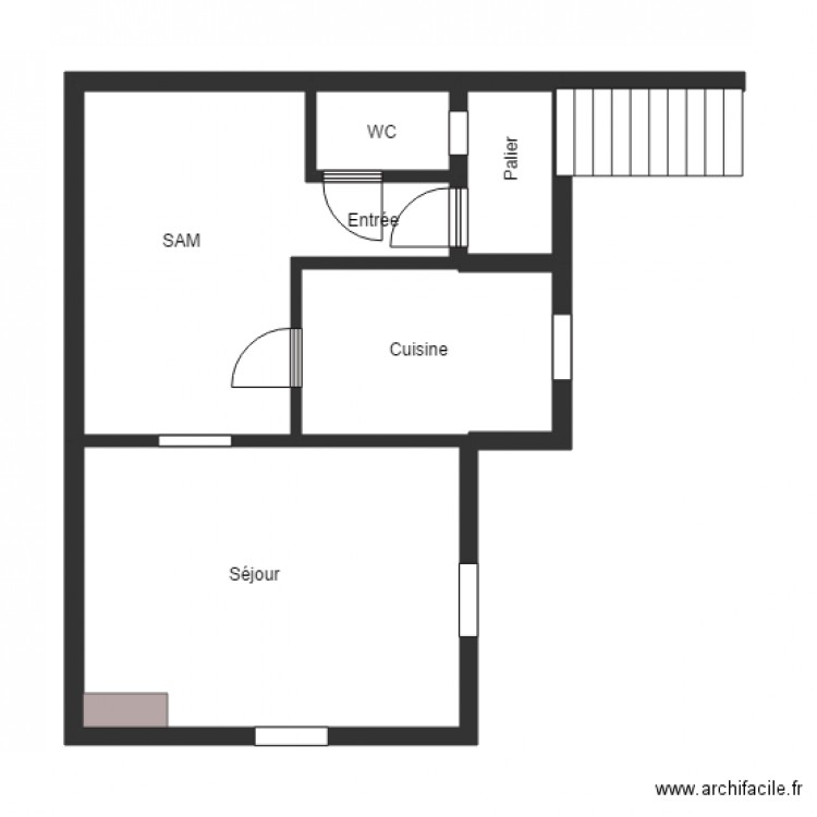 DEPENDANCE. Plan de 0 pièce et 0 m2