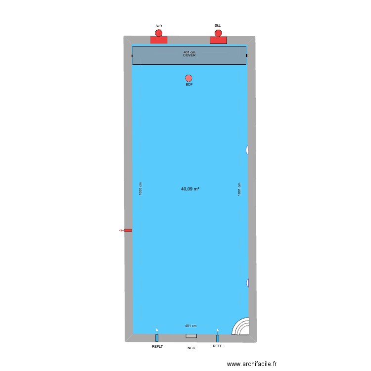 QUERTON - WATERLOO- S00163. Plan de 1 pièce et 40 m2