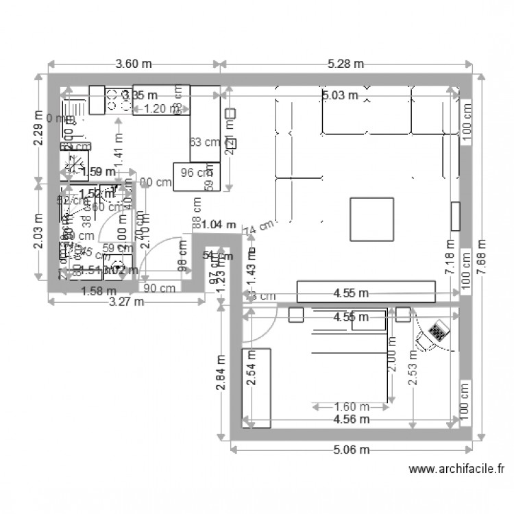 pour sylvie n2. Plan de 0 pièce et 0 m2