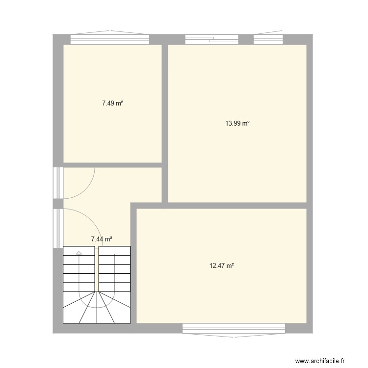 Maison Mehagne étage 1. Plan de 0 pièce et 0 m2