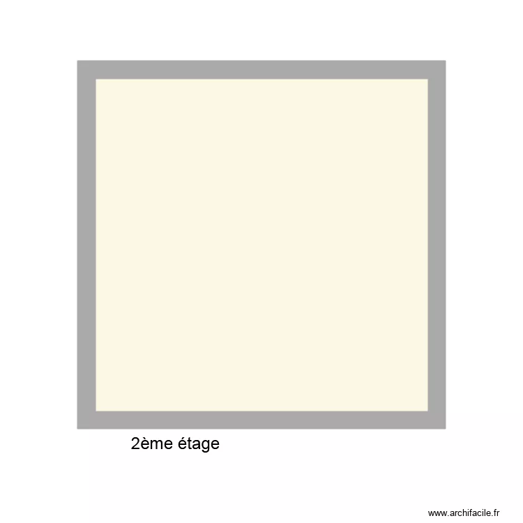 66G122506 2&egrave;me &eacute;tage. Plan de 