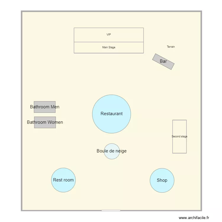 festival. Plan de festival. Plan de