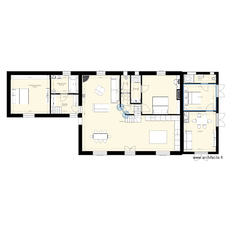 RDC Carignan. Plan de 0 pièce et 0 m2