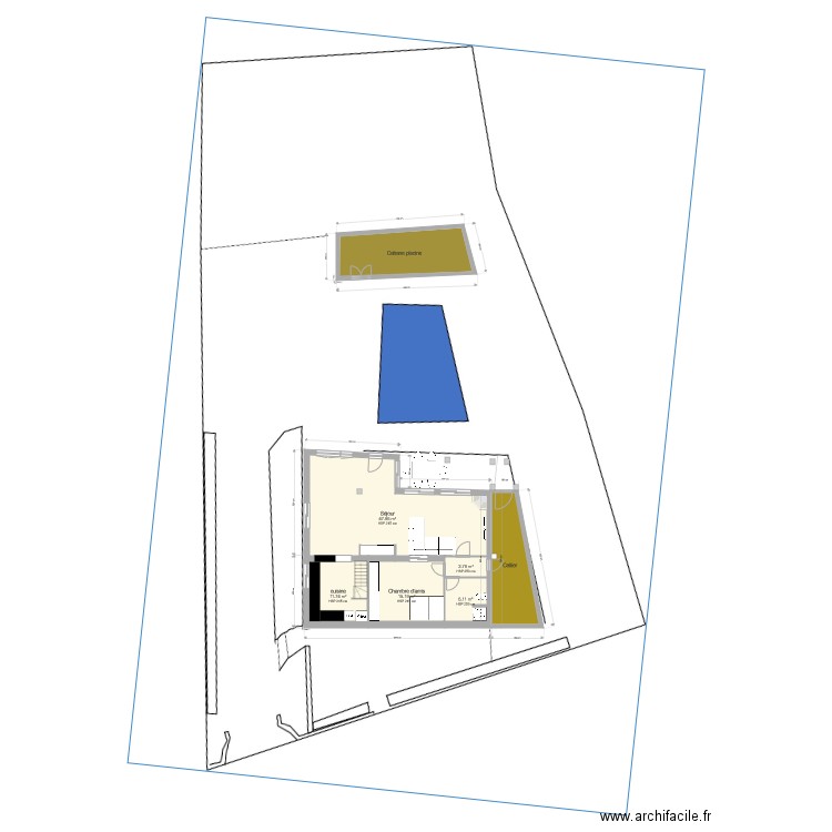 plan maison floirac projet 1. Plan de 0 pièce et 0 m2