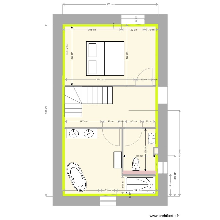 1er etage 2. Plan de 0 pièce et 0 m2