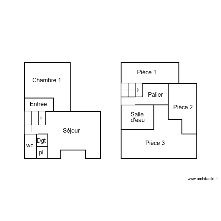 LA FORET FOUESNANT CLERET. Plan de 