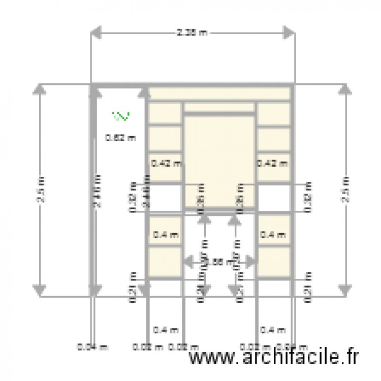 penderie springuel 2. Plan de 0 pièce et 0 m2