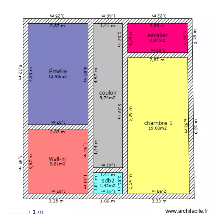 2e &Eacute;tage. Plan de 