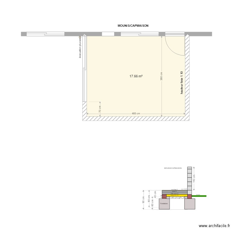 MOUNIS. Plan de 0 pièce et 0 m2