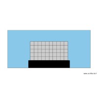Vue de face Mur LED Zurich 2